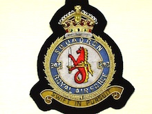 243 Squadron RAF KC blazer badge - Click Image to Close